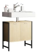 VCM Waschtischunterschrank Edino 60cm Braun Honig-Eiche Bild 3
