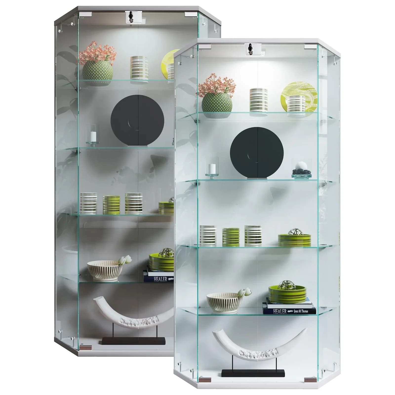 VCM Glasvitrine Hängend Modern