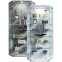 VCM Glasvitrine Benila XL Silber Hängevitrine mit 8 Böden Bild 1