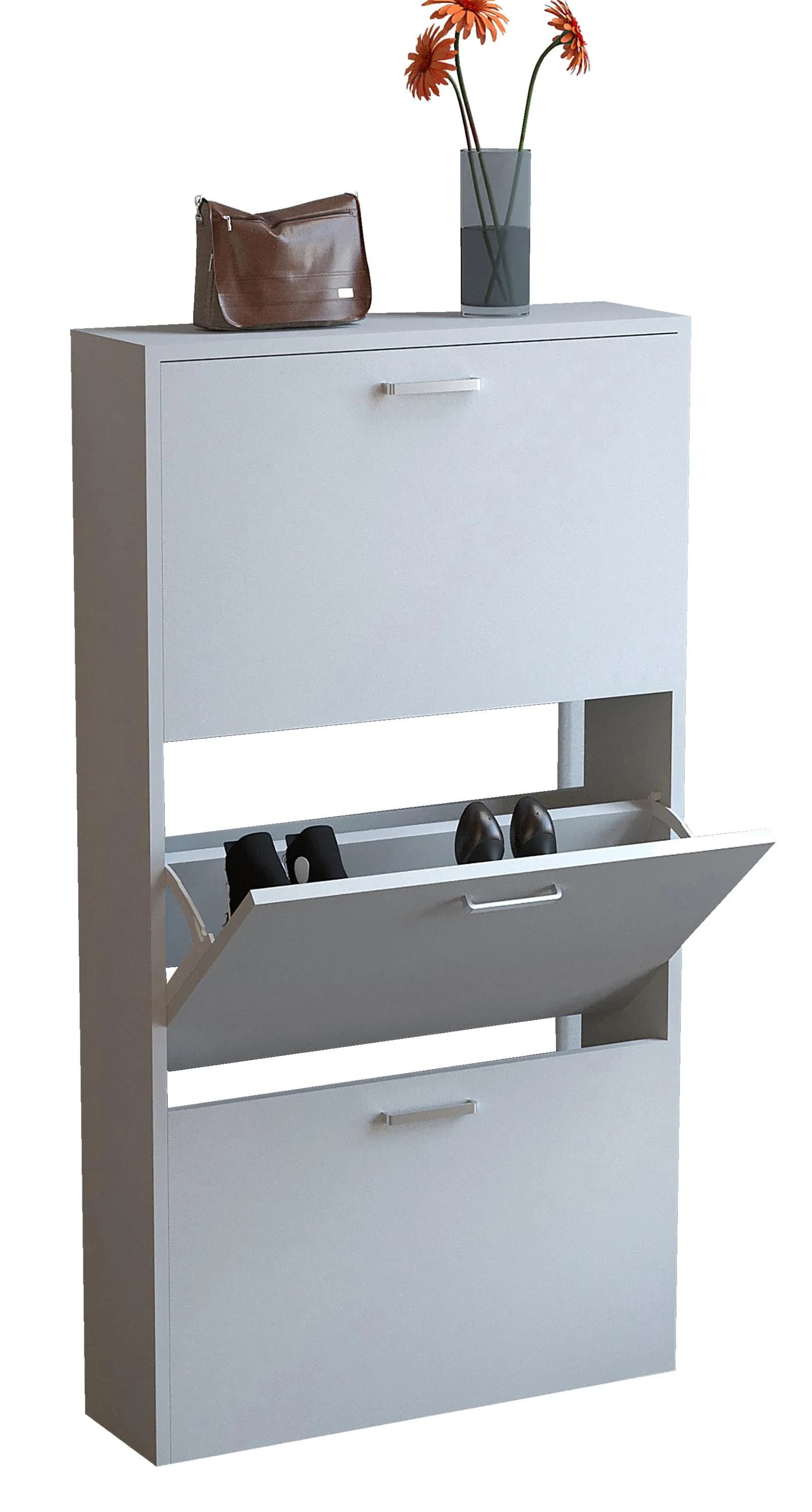 VCM Schuhschrank Holz Schuhregal Kipper 3 Sulos M - Bild 2