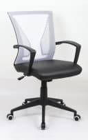 VCM Bürostuhl Offilo PU Ergonomisch Höhenverstellbar Schwarz/Weiß Bild 3