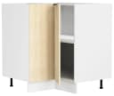 VCM Eckschrank Küchenschrank Fasola Braun/Weiß Bild 5