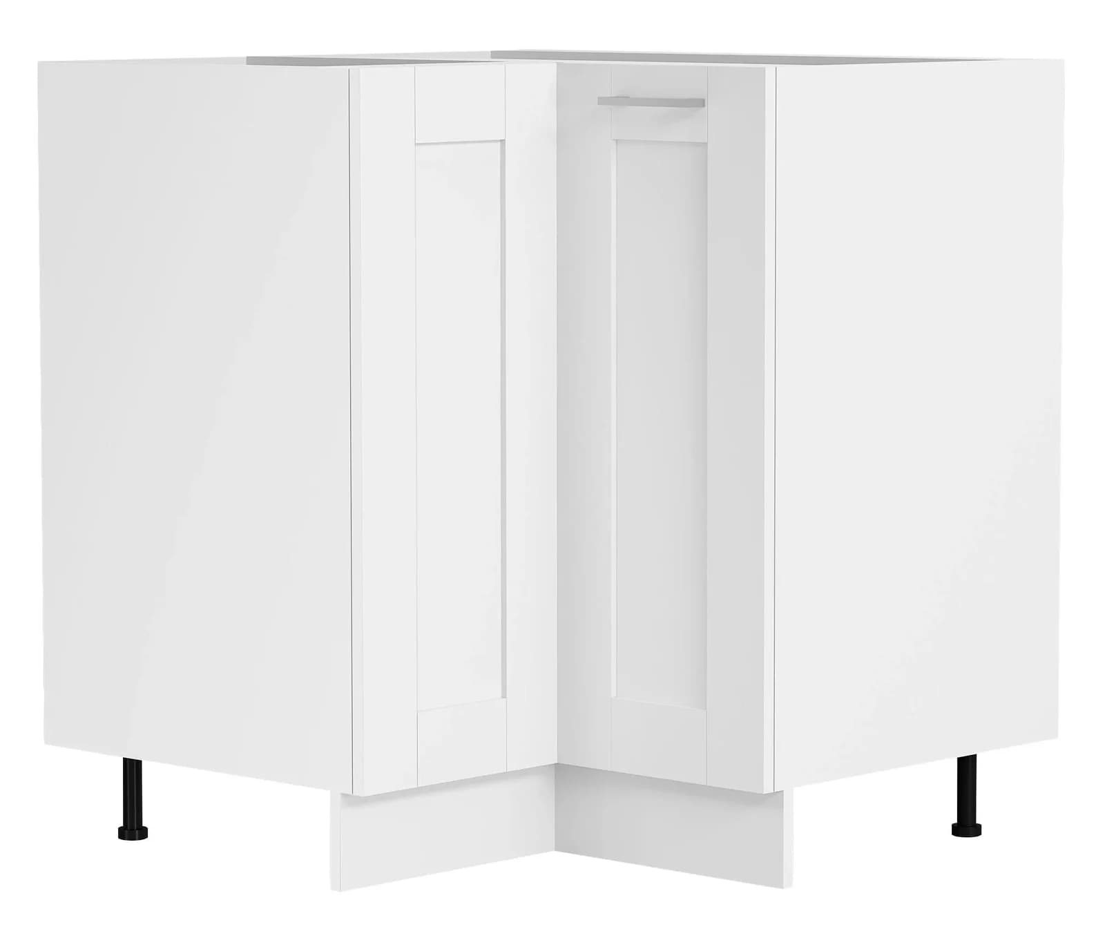 VCM Eckschrank Colura Weiß Landhaus Stil Küchenschrank - Bild 2