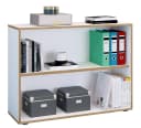 VCM Bücherregal Salia 2fach Weiß Holz Büroregal Bild 3