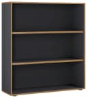 VCM Bücherregal Salia 3-fach Anthrazit Holz Büroregal Bild 2