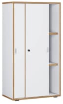 VCM Aktenschrank Salia 3fach Weiß Schiebetüren Bild 2