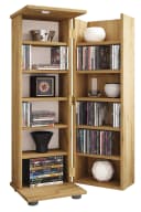 VCM Media-Regal Engalo L CD DVD Schrank Honig-Eiche Bild 2