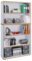 VCM Salia Bücherregal Weiß 5-fach Holzregal Bild 3