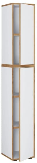 VCM Aktenschrank Salia Weiß 5-fach mit Drehtür Bild 2