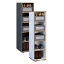 VCM Holz Schuhregal Salia Weiß 5 Fächer Bild 1