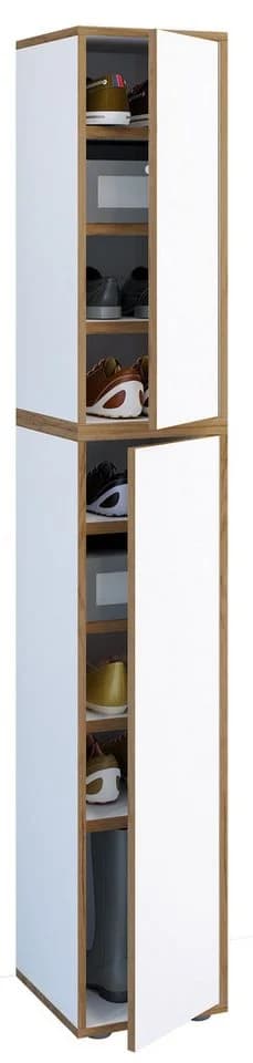 VCM Schuhschrank Salia Weiß 9 Fächer Push-to-Open - Bild 3