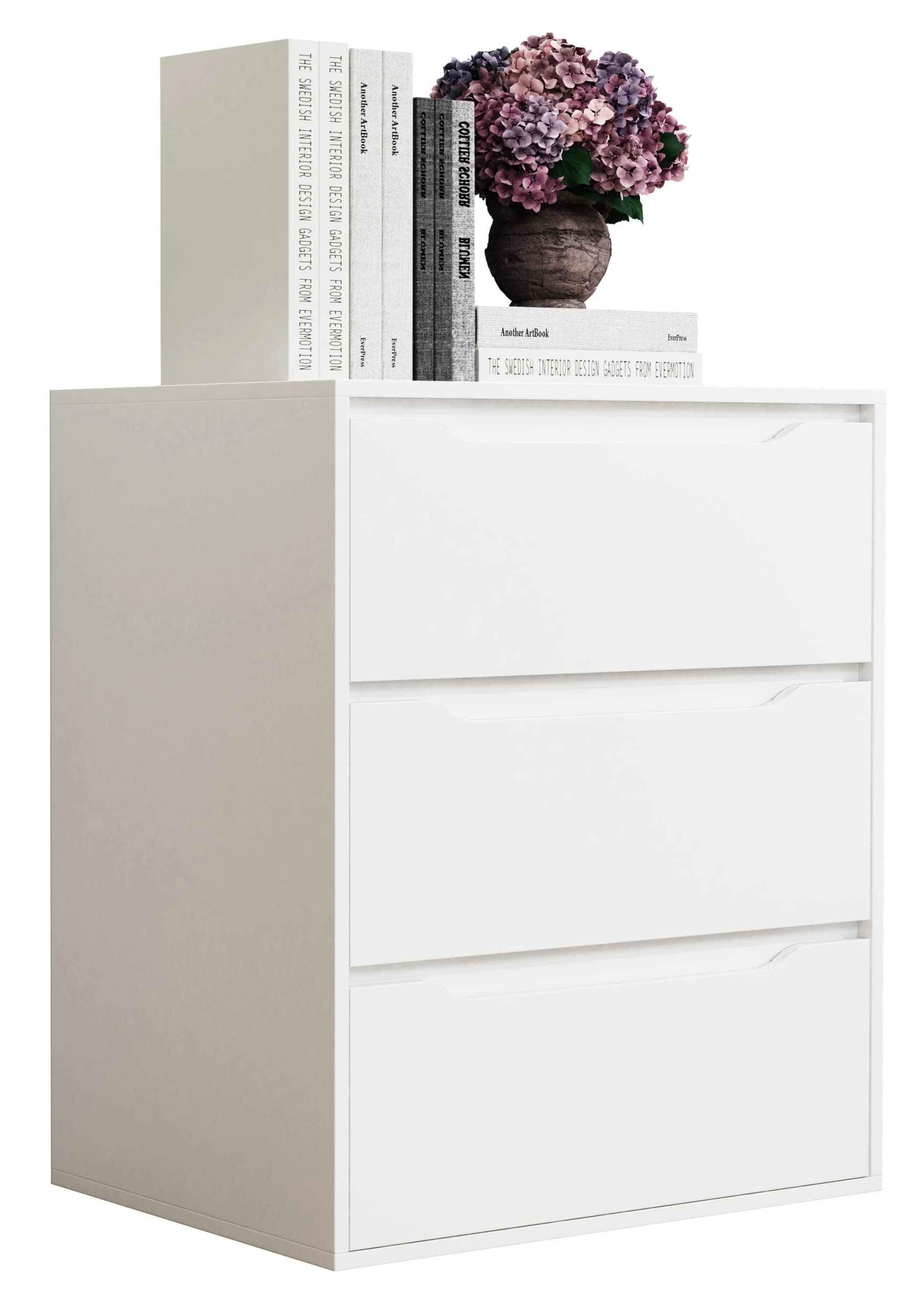 VCM Holz Kommode Malira L mit 3 Schubladen Modern - Bild 3