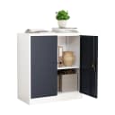 VCM Metall Büroschrank Aktenschrank Büromöbel Stahlschrank Bild 1