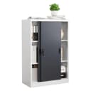 VCM Metall Büroschrank Aktenschrank Büromöbel Stahlschrank Bild 1