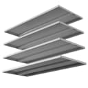 VCM 4x Metall Fachböden für Stahlschrank Malivo Grau Bild 1