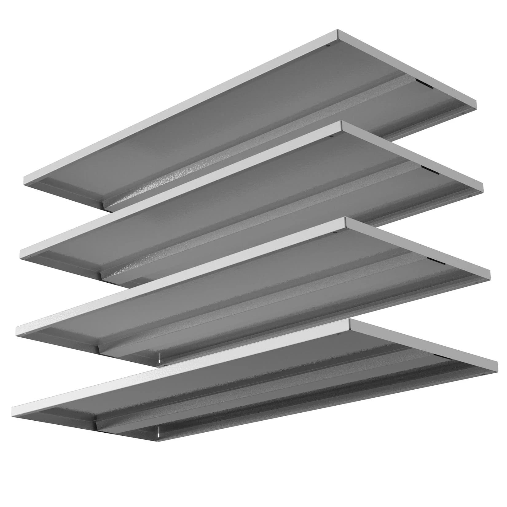 VCM 4x Metall Fachböden für Stahlschrank Malivo Grau
