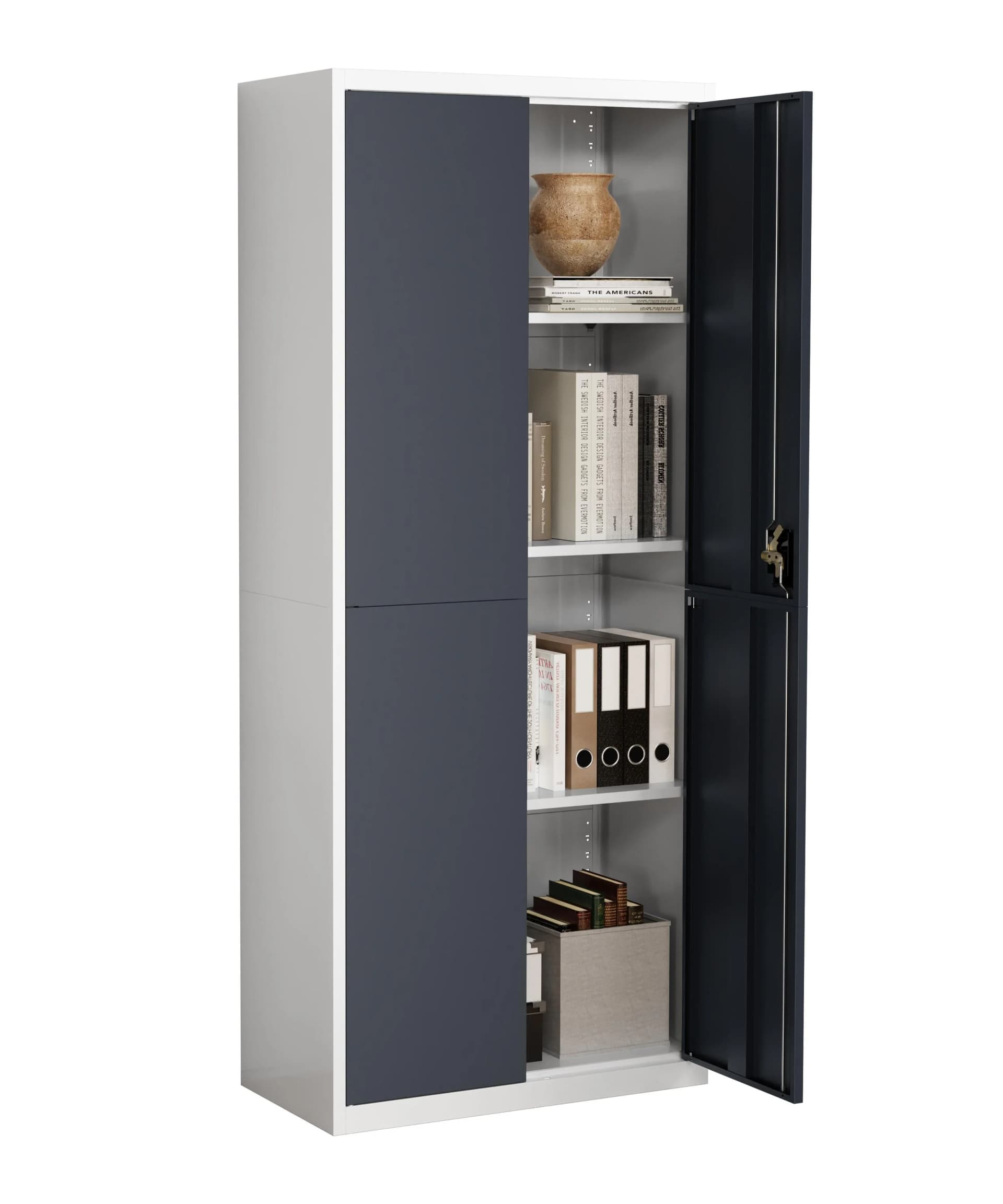 VCM Metall Büroschrank Aktenschrank Büromöbel - Bild 2