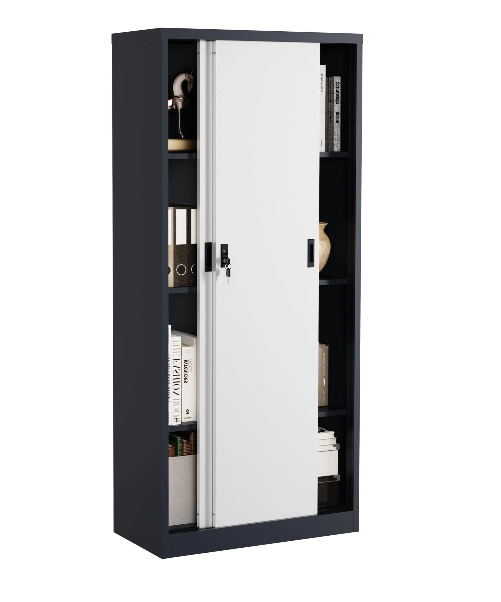 VCM Metall Büroschrank Aktenschrank Büromöbel - Bild 2