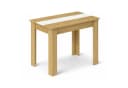 VCM Esstisch Disalo 80x50 cm Holzwerkstoff Honig-Eiche Weiß Bild 3