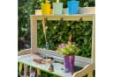UNUS GARDEN Pflanztisch Outdoor Natur Massivholz mit Zink-Arbeitsplatte Bild 3