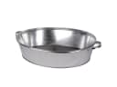 UNUS GARDEN Zinkübertopf Oval 27L mit Griffen Silber Bild 2