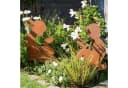 UNUS GARDEN Gartenstecker Roststecker 2er Set Metall Braun Bild 1