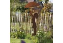 UNUS GARDEN Gartenstecker Mädchen mit Schirm Rostoptik Metall Deko Bild 1
