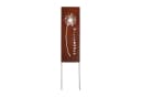 UNUS GARDEN Gartenstecker Roststecker Pusteblume Braun Metall Bild 2