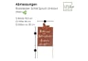 UNUS GARDEN Gartenstecker Roststecker Schild Spruch Unkraut Bild 4