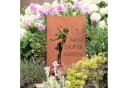 UNUS GARDEN Gartenstecker Roststecker Schild Zaubergarten Metall Rostoptik Bild 1