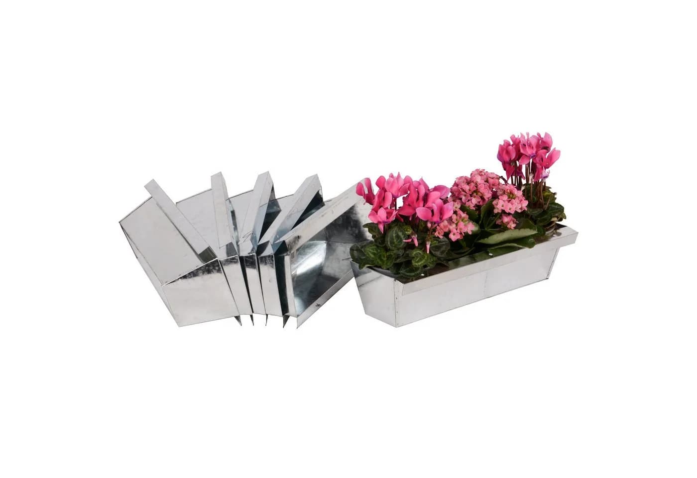 UNUS GARDEN Blumenkasten Zink 6er Set - Bild 2