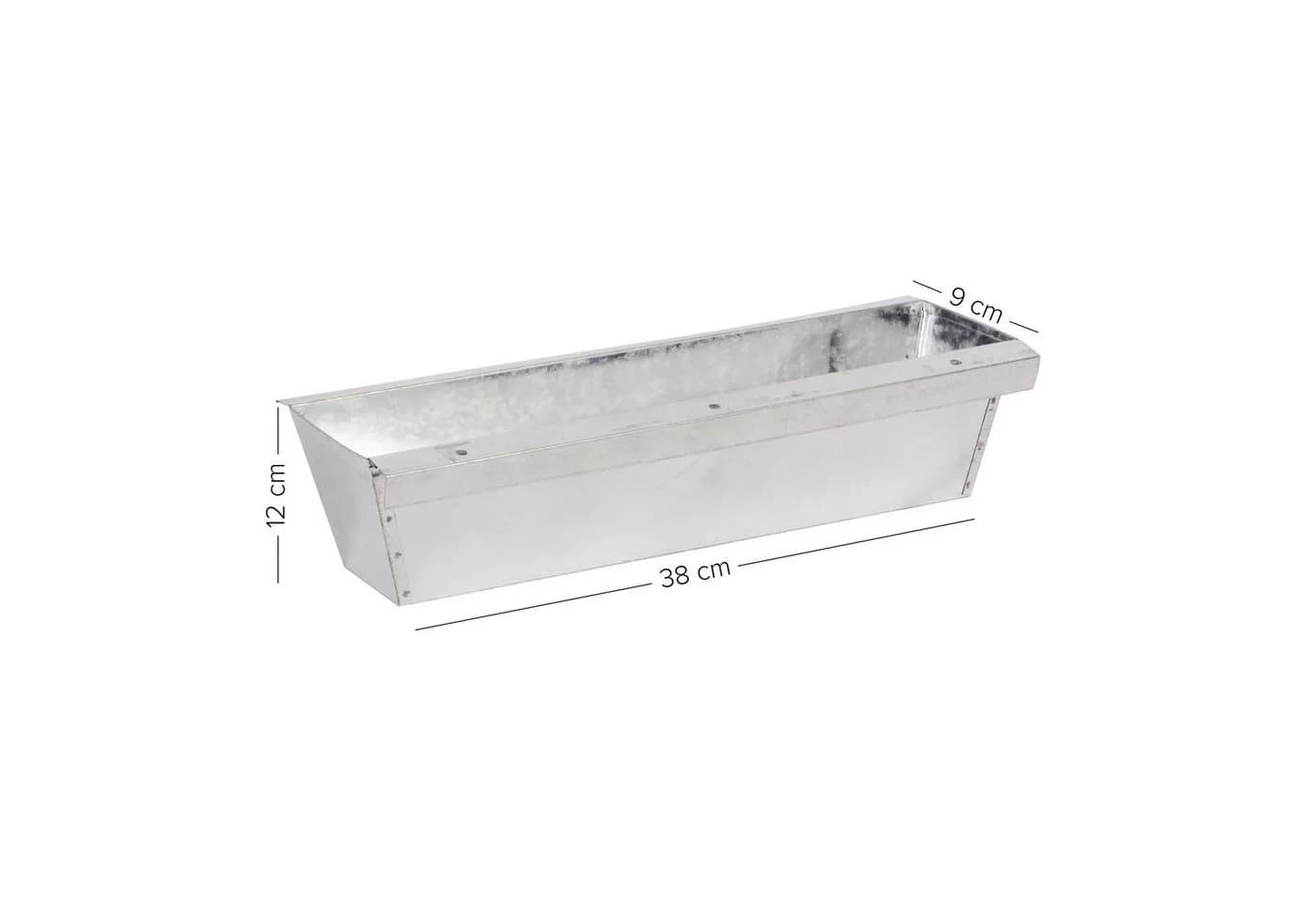 UNUS GARDEN Blumenkasten Zink 6er Set - Bild 3