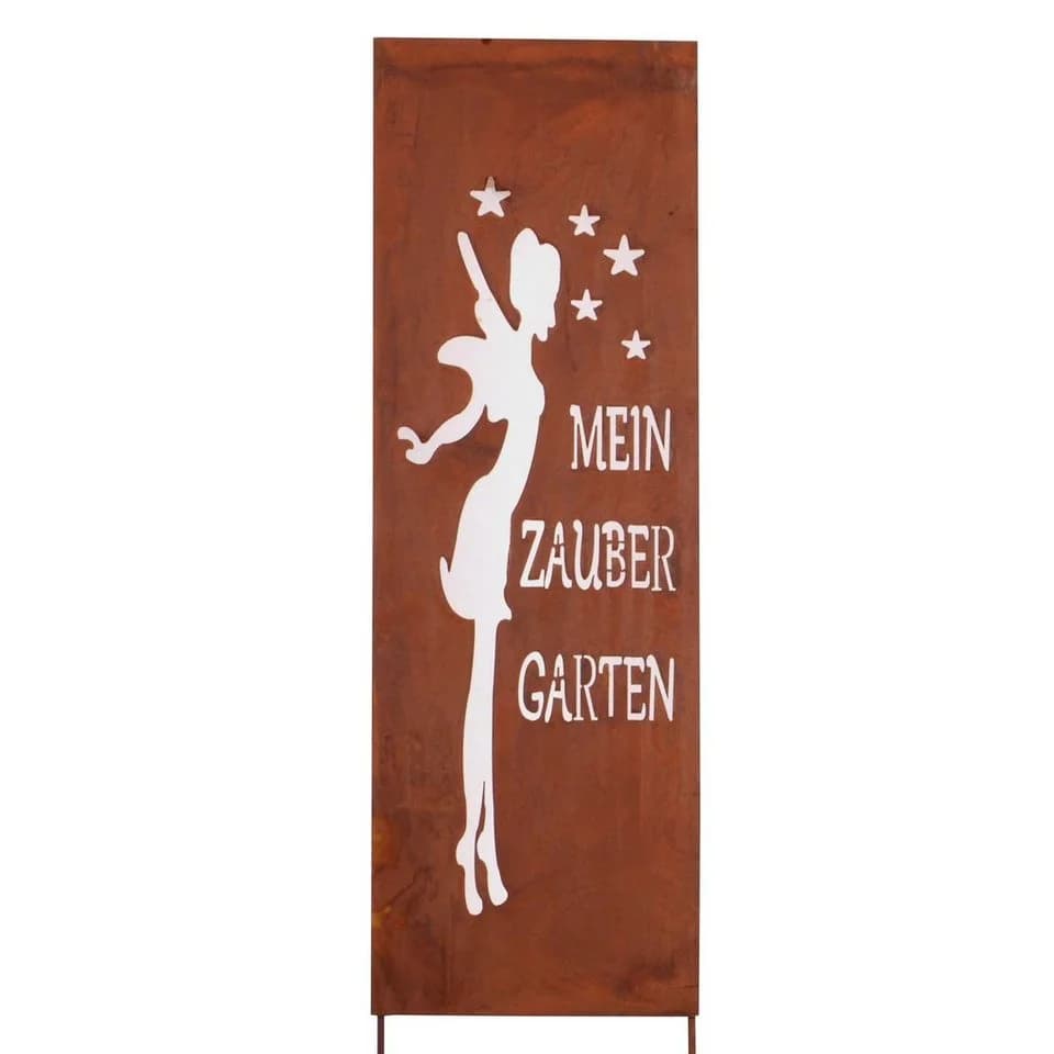 UNUS GARDEN Gartenstecker Roststecker Metall