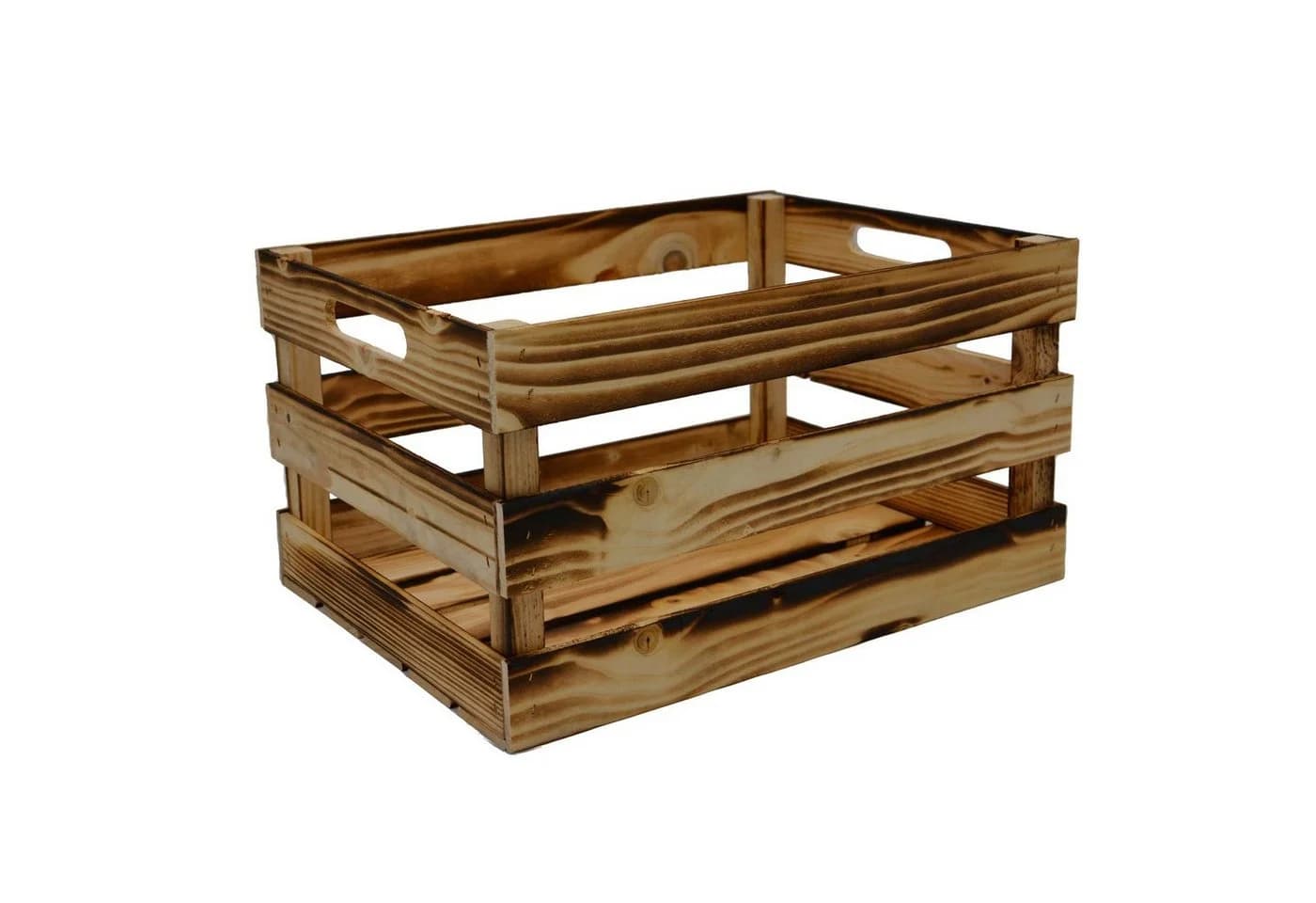 UNUS HOME Dekokiste Holzkiste Geflammt 3er Set Vintage