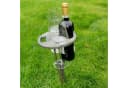 UNUS GARDEN Klapptisch Weinhalter Bambus Grau Outdoor Bild 4