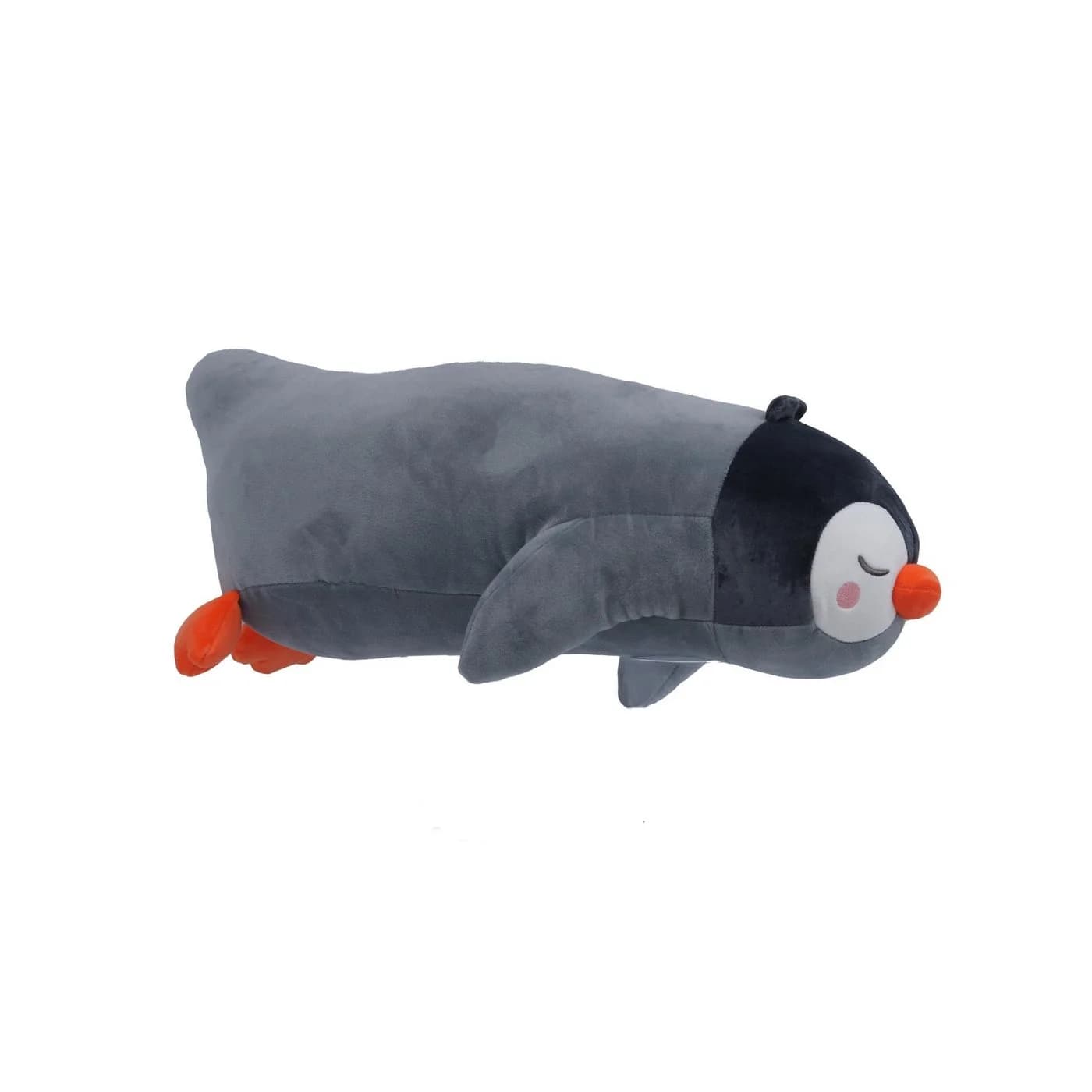 UNUS HOME Seitenschläferkissen Pinguin Grau Plüsch - Bild 3