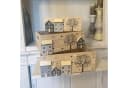 UNUS HOME Dekokiste 3er Set Weiß Holz mit Motiv Bild 1