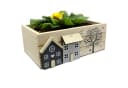 UNUS HOME Dekokisten 3er Set Weiß Holz Pflanzbar Bild 3