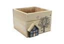 UNUS HOME Dekokisten 3er Set Weiß Holz Pflanzbar Bild 5