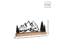UNUS HOME Dekofigur Aufsteller Berglandschaft Metall Bambus Bild 4