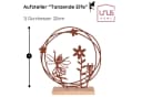 UNUS HOME Dekofigur Tanzende Fee Metall Bambus 20cm Bild 5