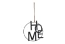 UNUS HOME Wanddekoobjekt HOME 25cm Metall Schwarz/Weiss Bild 2