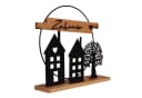 UNUS HOME Dekofigur Zuhause Schwarz Metall Bambus Wohndekoration Bild 4