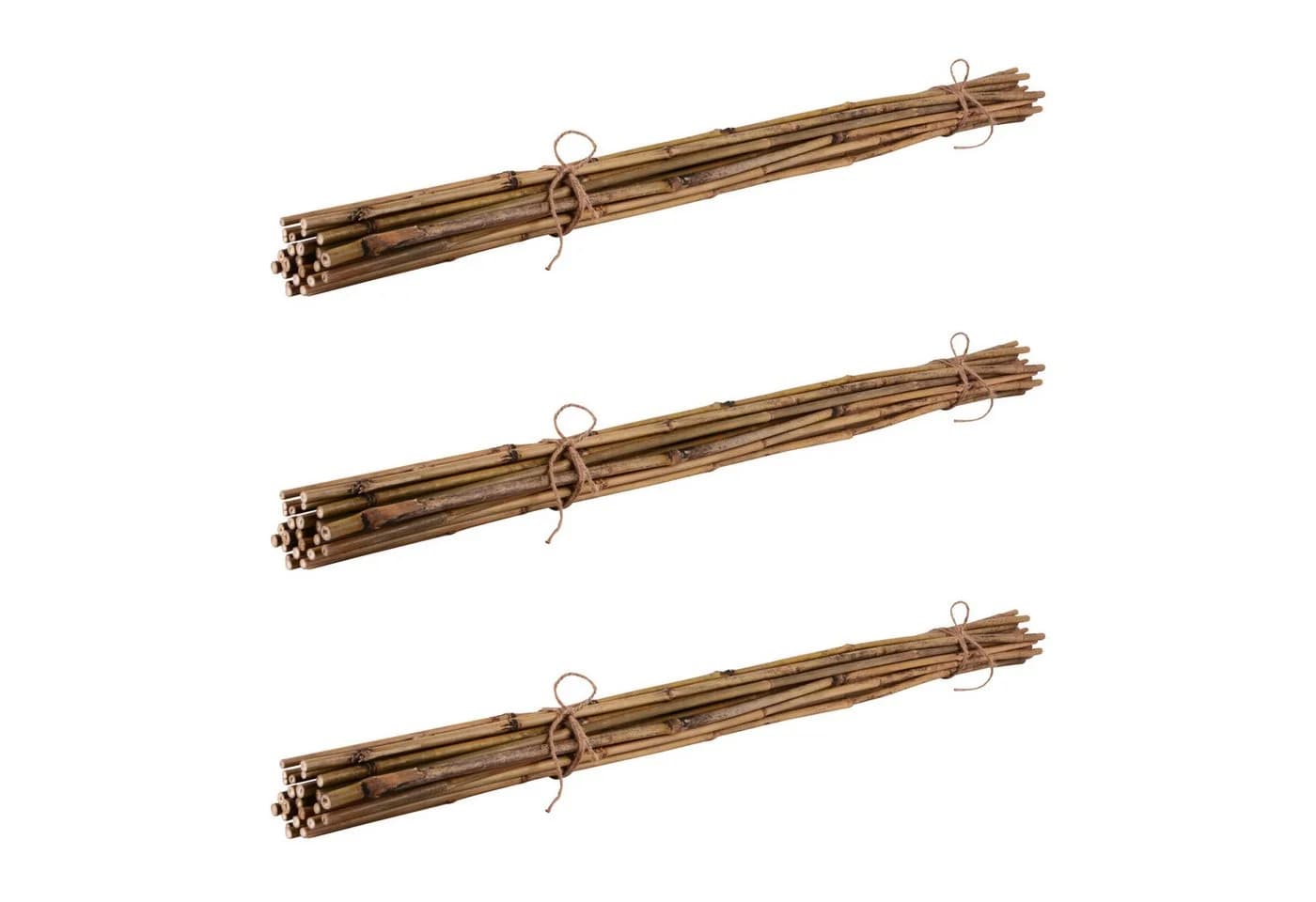 UNUS GARDEN Spalier Set 25 St. Bambus Rankhilfe Natur