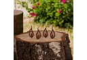 UNUS GARDEN Flammen-Gartenstecker 10er Set Rostoptik Metall Bild 1