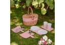 UNUS GARDEN Picknickkorb Kinder Oval Weide mit Besteckset Bild 1