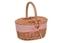 UNUS GARDEN Picknickkorb Kinder Oval Weide mit Besteckset Bild 4