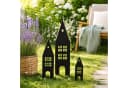 UNUS Garden 3er Set Gartenstecker Schwarz Metall Bild 3