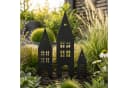UNUS Garden 3er Set Gartenstecker Schwarz Metall Bild 4