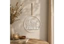 UNUS HOME Wanddekoobjekt Aufhänger Blumenornament Metall Rost/Schwarz Bild 4